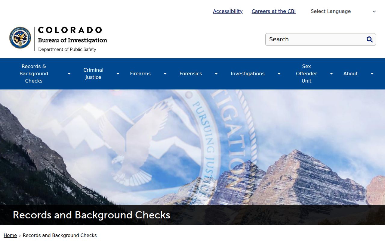 Washington County criminal history CBI records overview